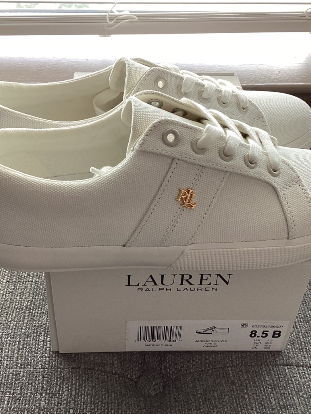 Lauren Ralph Lauren Women's Janson II Lace-Up Sneakers - Picture 3 of 16